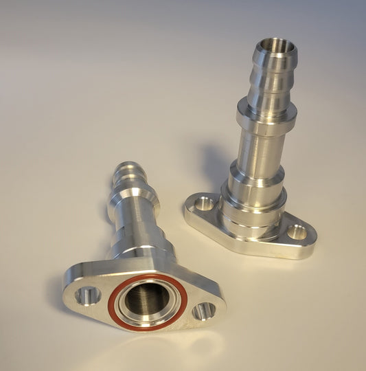 3/4 HOSE BARB S400 S300 Extended Oil Drain Flange