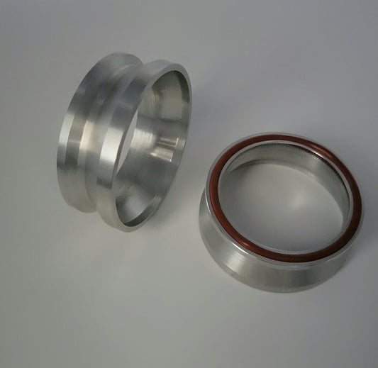 3" Tube to S300 compressor outlet flange V-band adapter